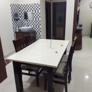 Marble Top Six Seater Dining Set Q3