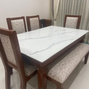 Marble Top Dining Teakwood frame 0912221
