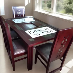 Dining Table Set CNC Cut 1021