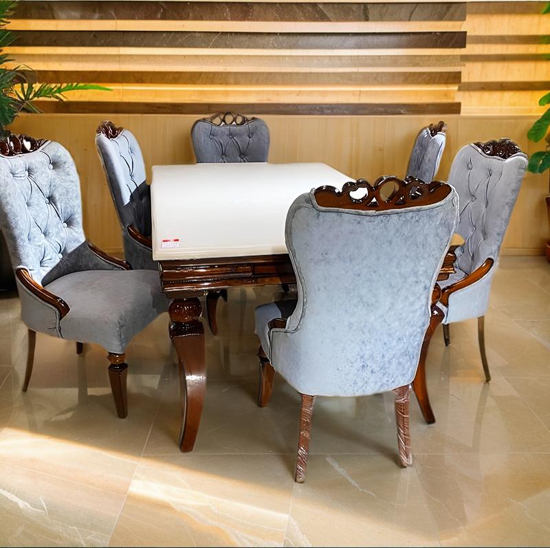 dining table with onix top