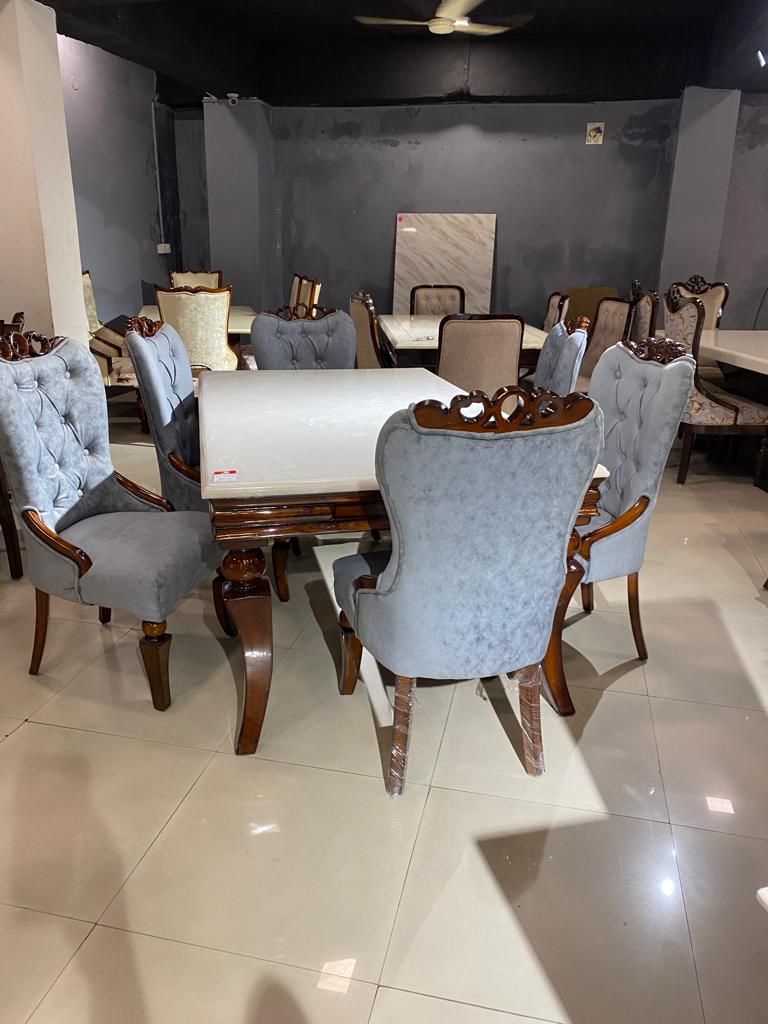 dining table with onix top