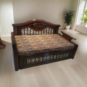 Futon Diwan Bed with storage-Teak